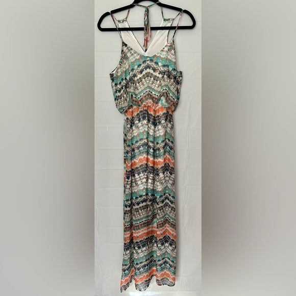 City Triangles Tribal Maxi Dress- Size M - Picture 1 of 7